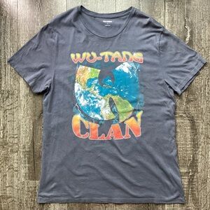 Old Navy Wu-Tang Clan Graphic Tee - Inkwell Blue - Size Large